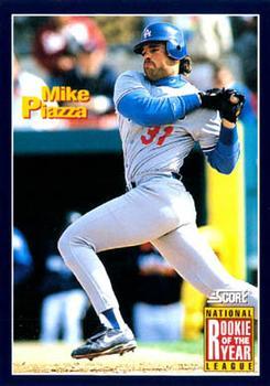 #636 Mike Piazza - Los Angeles Dodgers -1994 Score Baseball