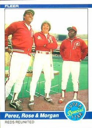 #636 Tony Perez / Pete Rose / Joe Morgan - Philadelphia Phillies - 1984 Fleer Baseball