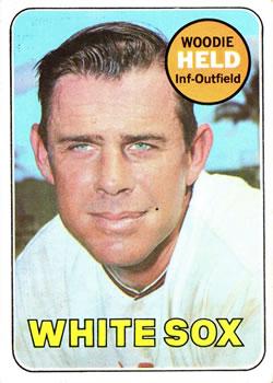 #636 Woodie Held - Chicago White Sox - 1969 Topps Baseball