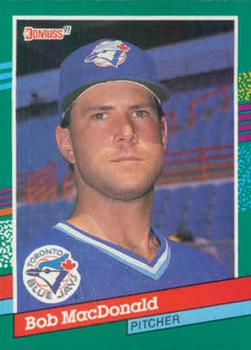 #636 Bob MacDonald - Toronto Blue Jays - 1991 Donruss Baseball