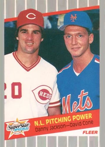 #636 Danny Jackson / David Cone - Cincinnati Reds / New York Mets - 1989 Fleer Baseball