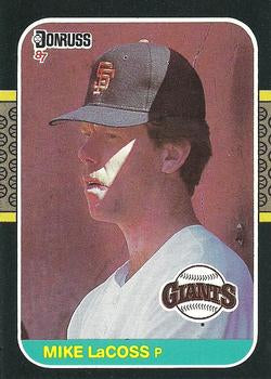 #636 Mike LaCoss - San Francisco Giants - 1987 Donruss Baseball