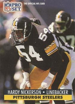 #636 Hardy Nickerson - Pittsburgh Steelers - 1991 Pro Set Football