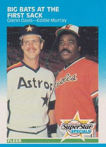 #636 Glenn Davis / Eddie Murray - Houston Astros / Baltimore Orioles - 1987 Fleer Baseball