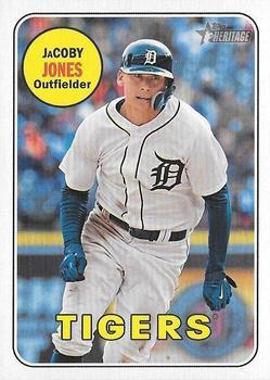 #636b JaCoby Jones - Detroit Tigers - 2018 Topps Heritage Baseball