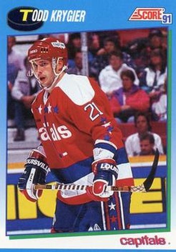 #637 Todd Krygier - Washington Capitals - 1991-92 Score Canadian Hockey