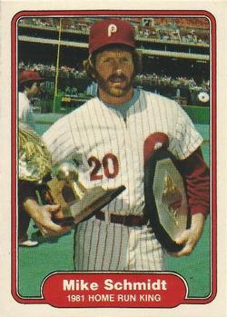 #637 Mike Schmidt - Philadelphia Phillies - 1982 Fleer Baseball