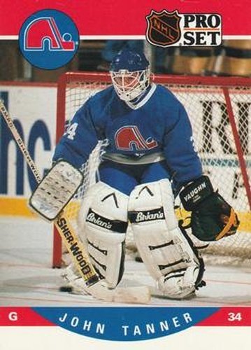 #637 John Tanner - Quebec Nordiques - 1990-91 Pro Set Hockey
