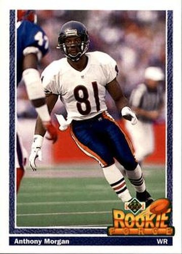#637 Anthony Morgan - Chicago Bears - 1991 Upper Deck Football