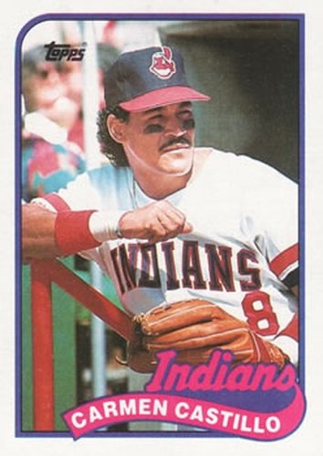 #637 Carmen Castillo - Cleveland Indians - 1989 Topps Baseball
