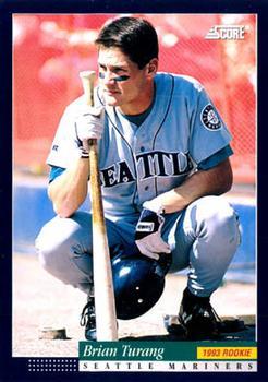 #637 Brian Turang - Seattle Mariners -1994 Score Baseball