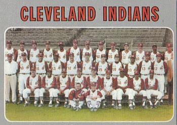 #637 Cleveland Indians - Cleveland Indians - 1970 Topps Baseball