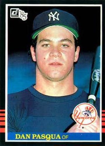 #637 Dan Pasqua - New York Yankees - 1985 Donruss Baseball