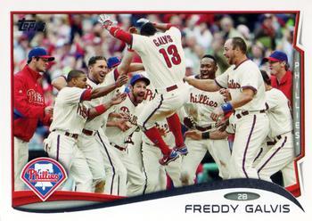 #637 Freddy Galvis - Philadelphia Phillies - 2014 Topps Baseball