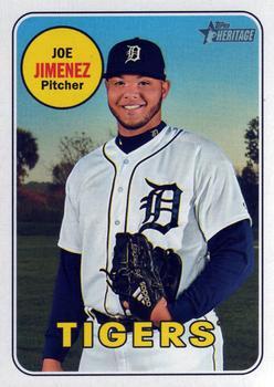 #637 Joe Jimenez - Detroit Tigers - 2018 Topps Heritage Baseball