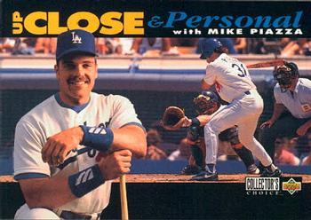 #637 Mike Piazza - Los Angeles Dodgers - 1994 Collector's Choice Baseball