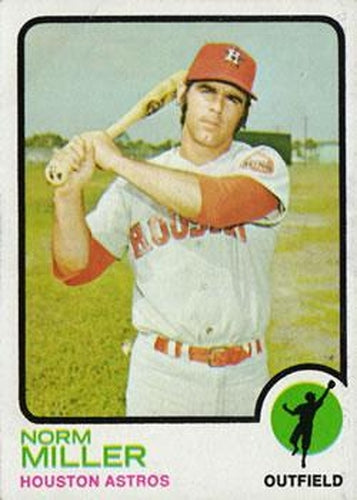 #637 Norm Miller - Houston Astros - 1973 Topps Baseball