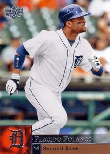 #637 Placido Polanco - Detroit Tigers - 2009 Upper Deck Baseball