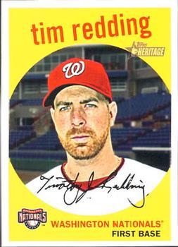 #637 Tim Redding - Washington Nationals - 2008 Topps Heritage Baseball
