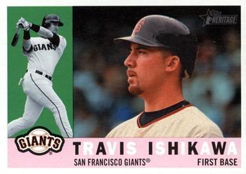 #637 Travis Ishikawa - San Francisco Giants - 2009 Topps Heritage Baseball