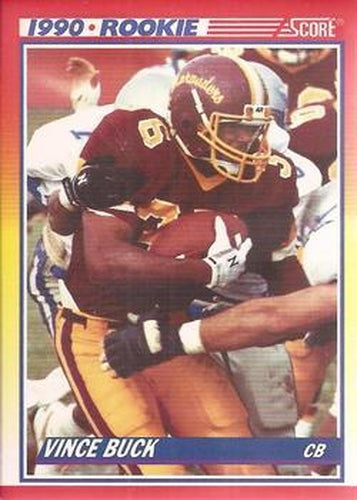 #637 Vince Buck - Central State Marauders / New Orleans Saints - 1990 Score Football