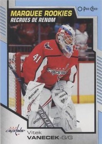#637 Vitek Vanecek - Washington Capitals - 2020-21 O-Pee-Chee Update Blue Hockey
