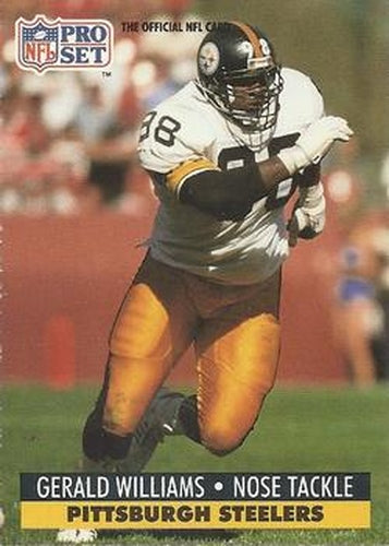 #637 Gerald Williams - Pittsburgh Steelers - 1991 Pro Set Football