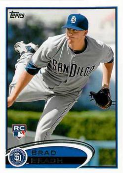 #637 Brad Brach - San Diego Padres - 2012 Topps Baseball