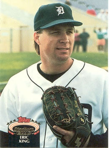 #638 Eric King - Detroit Tigers - 1992 Stadium Club Baseball