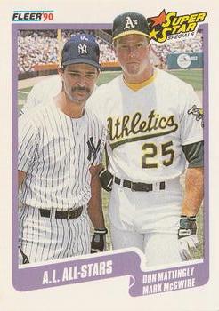 #638 Don Mattingly / Mark McGwire - New York Yankees / Oakland Athletics - 1990 Fleer USA Baseball