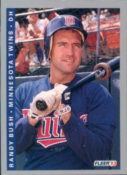 #638 Randy Bush - Minnesota Twins - 1993 Fleer Baseball