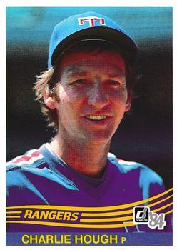 #638 Charlie Hough - Texas Rangers - 1984 Donruss Baseball