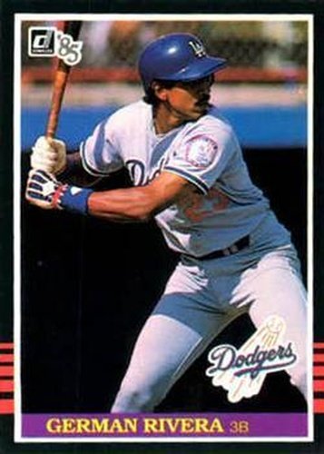 #638 German Rivera - Los Angeles Dodgers - 1985 Donruss Baseball