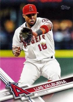 #638 Luis Valbuena - Los Angeles Angels - 2017 Topps Baseball