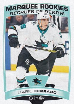 #638 Mario Ferraro - San Jose Sharks - 2019-20 O-Pee-Chee Update Hockey