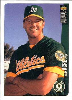 #638 Mark Acre - Oakland Athletics - 1996 Collector's Choice Baseball