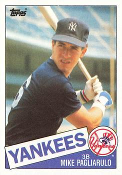 #638 Mike Pagliarulo - New York Yankees - 1985 Topps Baseball
