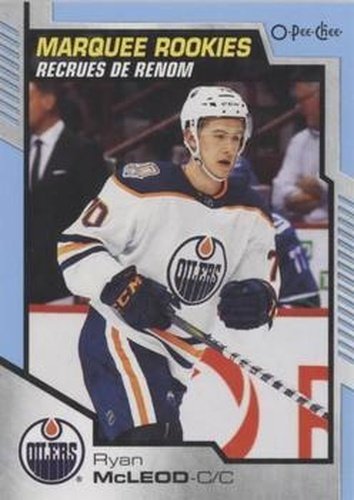 #638 Ryan McLeod - Edmonton Oilers - 2020-21 O-Pee-Chee Update Blue Hockey
