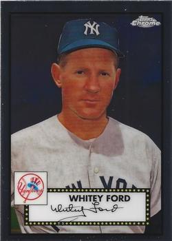 #638 Whitey Ford - New York Yankees - 2021 Topps Chrome Platinum Anniversary Baseball