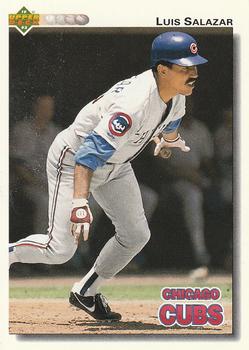#638 Luis Salazar - Chicago Cubs - 1992 Upper Deck Baseball