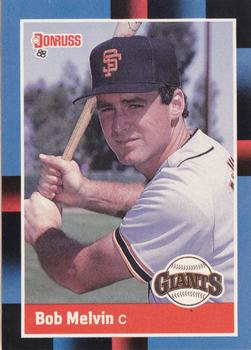 #638 Bob Melvin - San Francisco Giants - 1988 Donruss Baseball