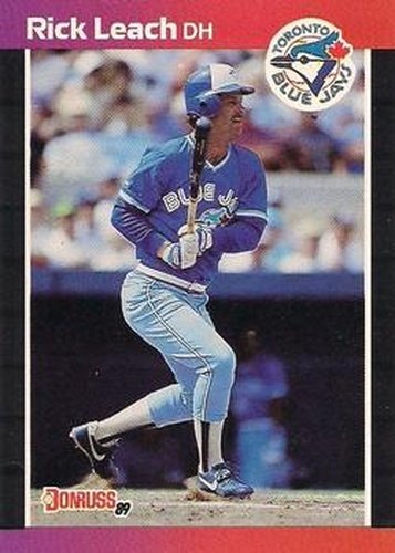 #638 Rick Leach - Toronto Blue Jays - 1989 Donruss Baseball