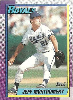 #638 Jeff Montgomery - Kansas City Royals - 1990 O-Pee-Chee Baseball