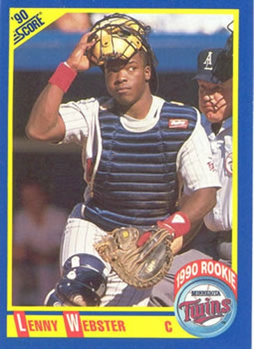 #638 Lenny Webster - Minnesota Twins - 1990 Score Baseball