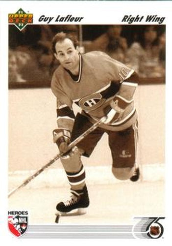 #638 Guy Lafleur - Montreal Canadiens - 1991-92 Upper Deck Hockey