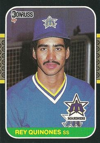 #638 Rey Quinones - Seattle Mariners - 1987 Donruss Baseball