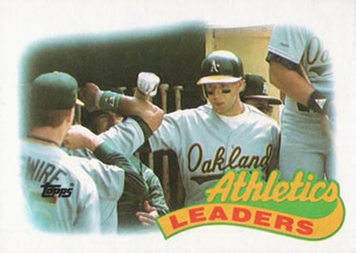 #639 Athletics Leaders - Oakland Athletics - 1989 Topps Baseball