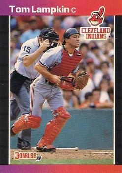 #639 Tom Lampkin - Cleveland Indians - 1989 Donruss Baseball