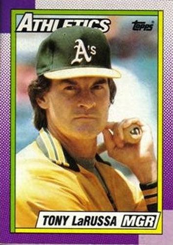 #639 Tony LaRussa - Oakland Athletics - 1990 Topps Baseball