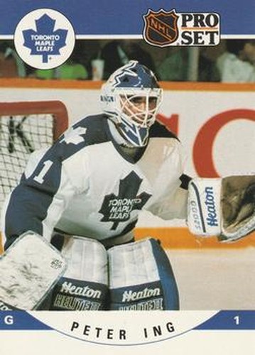 #639 Peter Ing - Toronto Maple Leafs - 1990-91 Pro Set Hockey